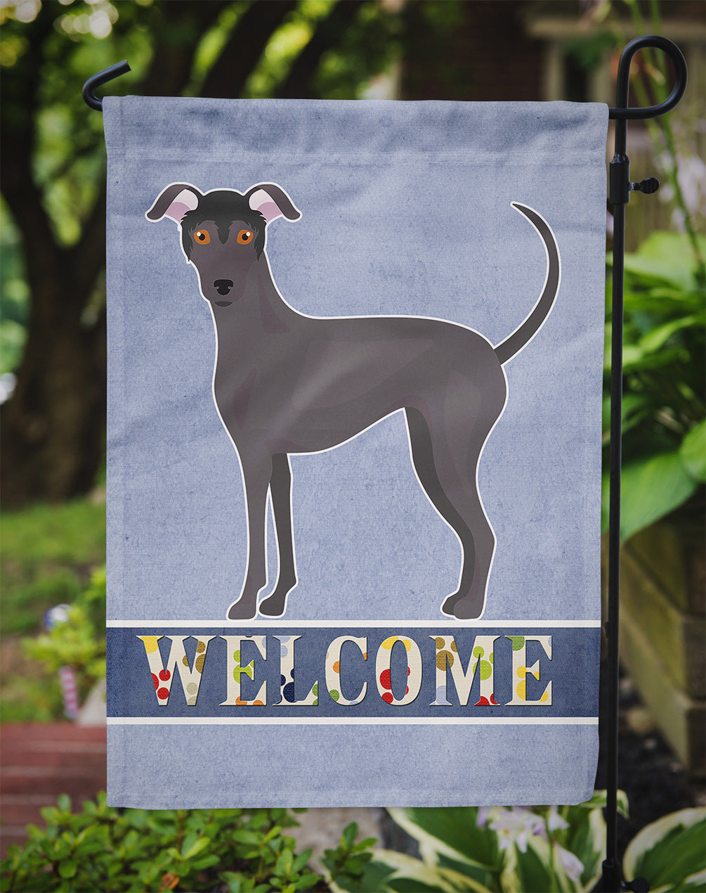 Argentine Pila Dog Welcome Flag Garden Size CK3634GF  the-store.com.