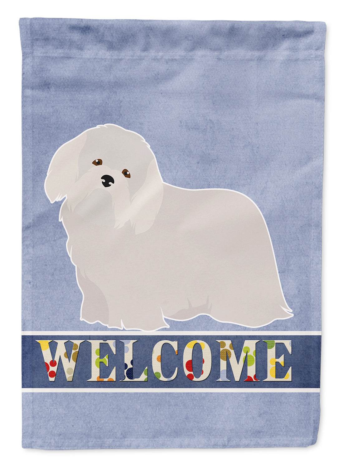 Coton de Tulear Welcome Flag Garden Size CK3640GF  the-store.com.