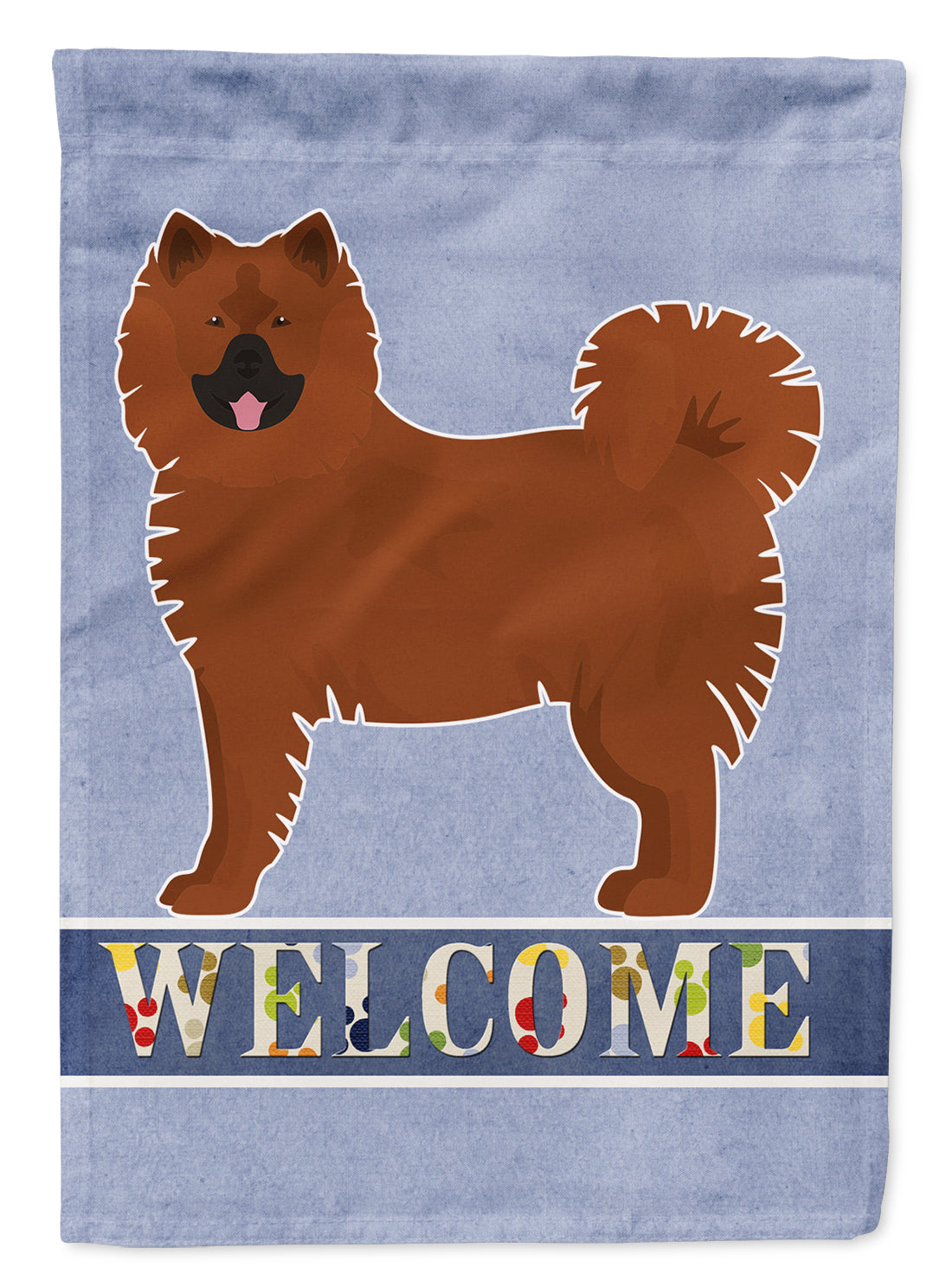 Eurasier or Eurasian dog Welcome Flag Garden Size CK3646GF  the-store.com.