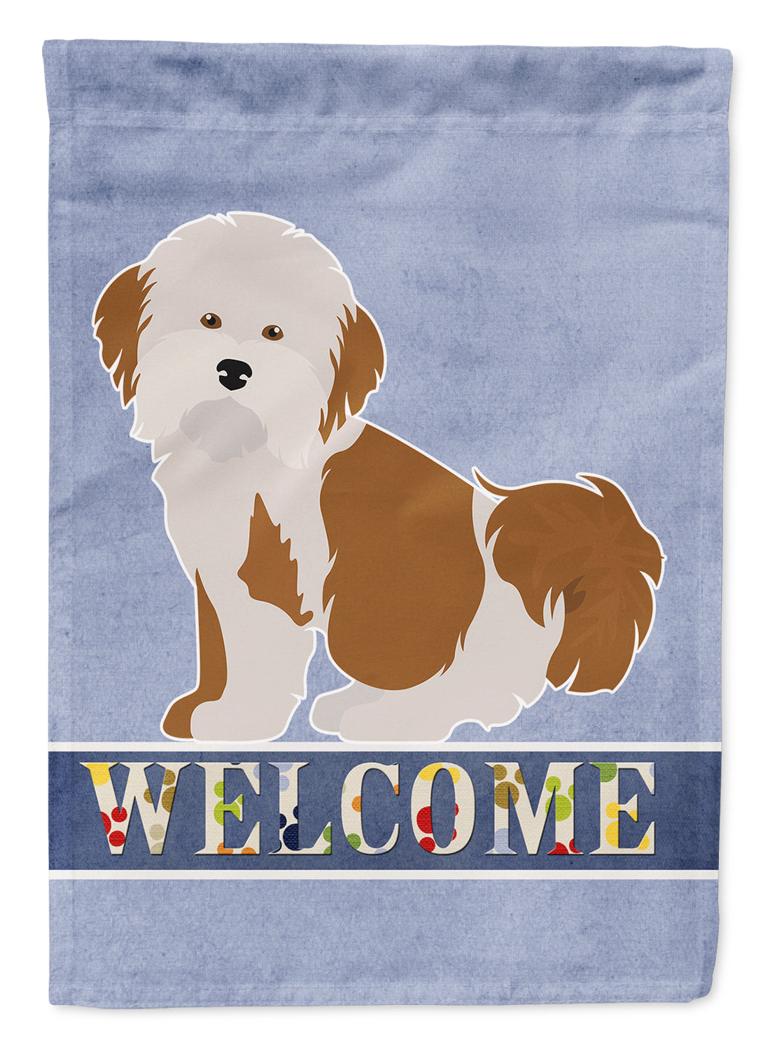 Havanese Welcome Flag Canvas House Size CK3650CHF  the-store.com.