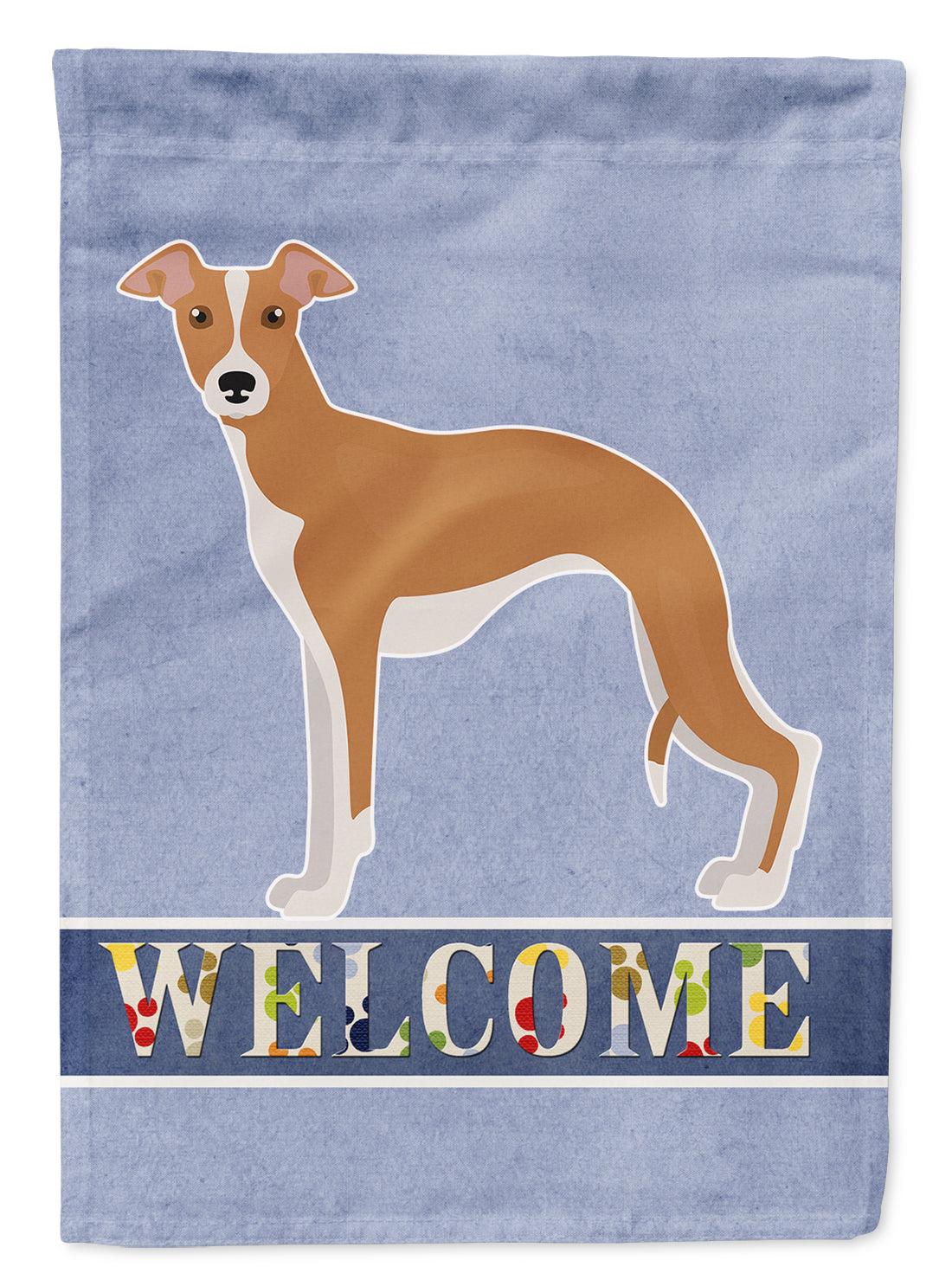 Italian Greyhound Welcome Flag Garden Size CK3652GF  the-store.com.