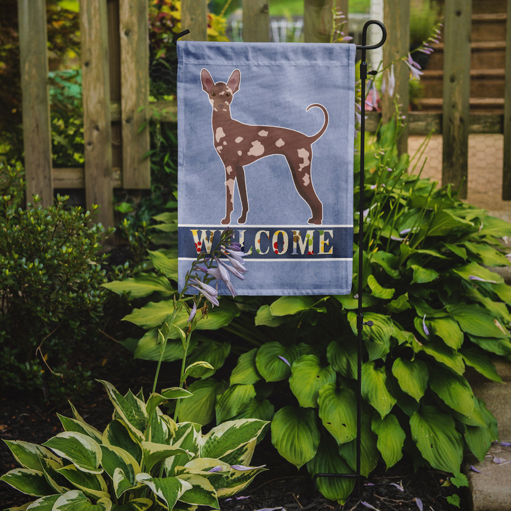 Mexican Hairless Dog Welcome Flag Garden Size CK3665GF  the-store.com.