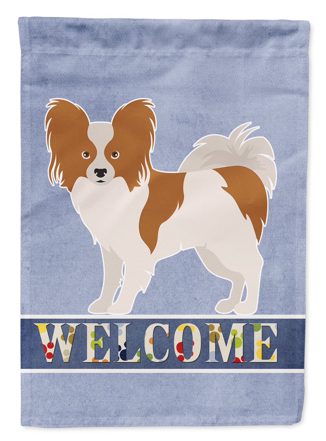 Papillon Welcome Flag Garden Size CK3668GF  the-store.com.