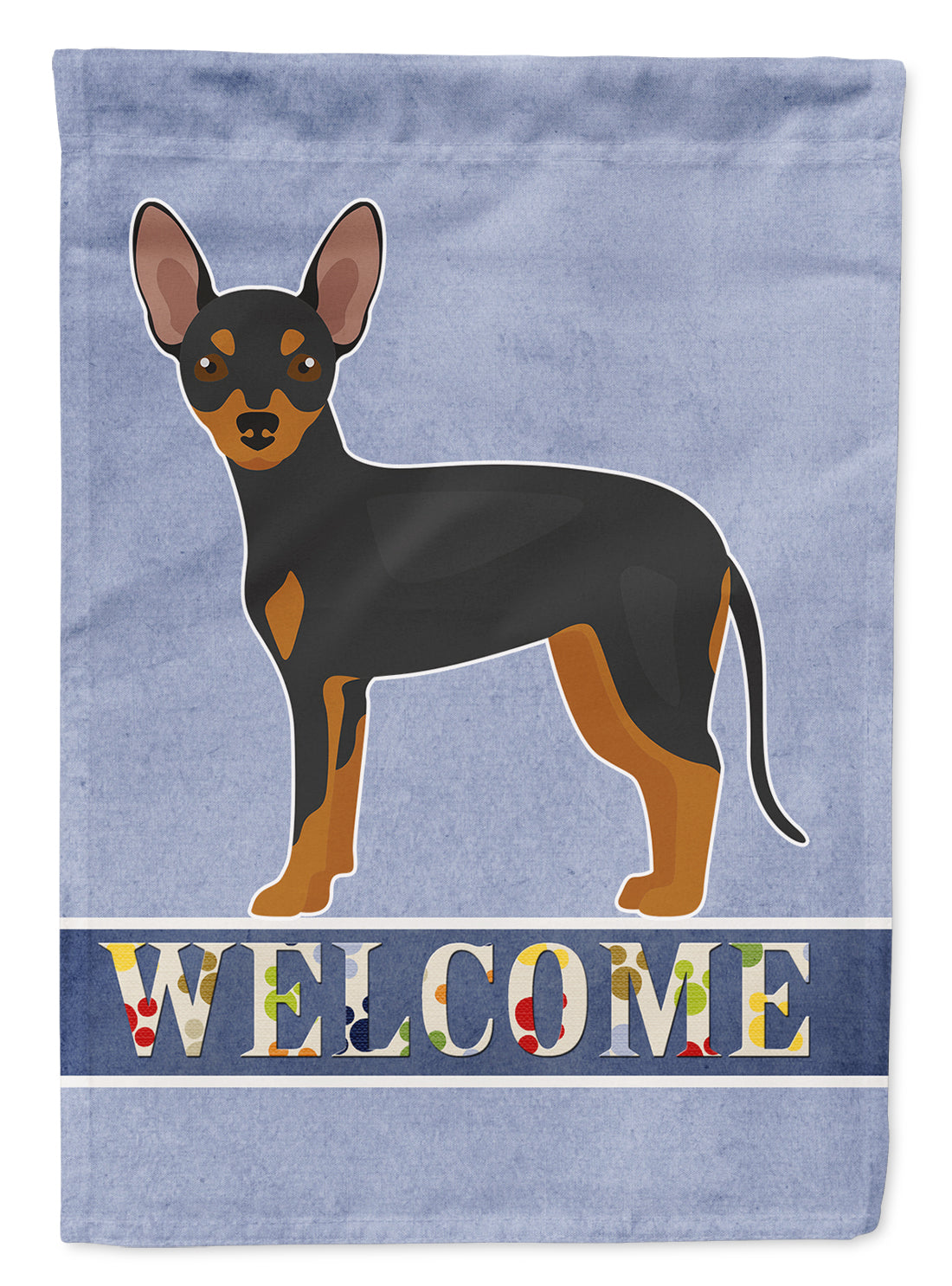 Prague Ratter Welcome Flag Canvas House Size CK3672CHF  the-store.com.