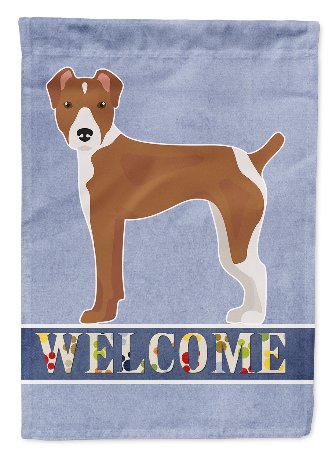 Rat Terrier Welcome Flag Garden Size CK3674GF  the-store.com.