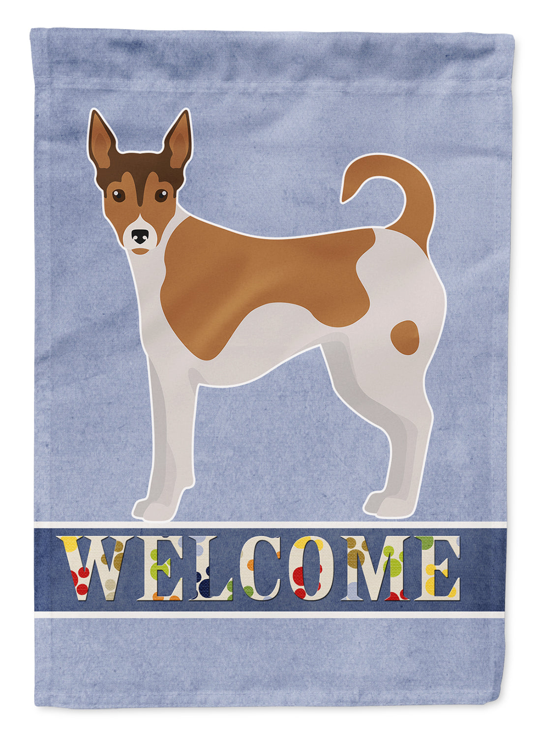 Tenterfield Terrier Welcome Flag Garden Size CK3679GF  the-store.com.