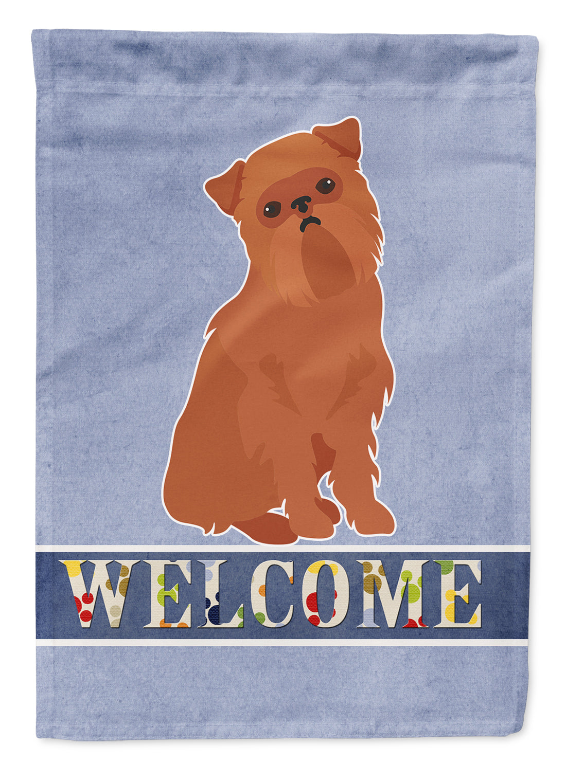 Brussels Griffon Welcome Flag Garden Size CK3686GF  the-store.com.