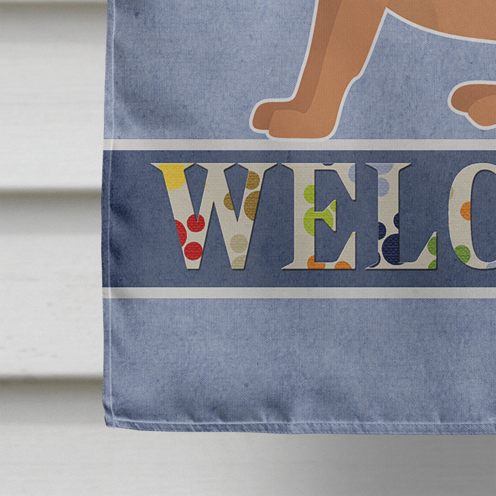 Miniature Pinscher Welcome Flag Canvas House Size CK3695CHF  the-store.com.