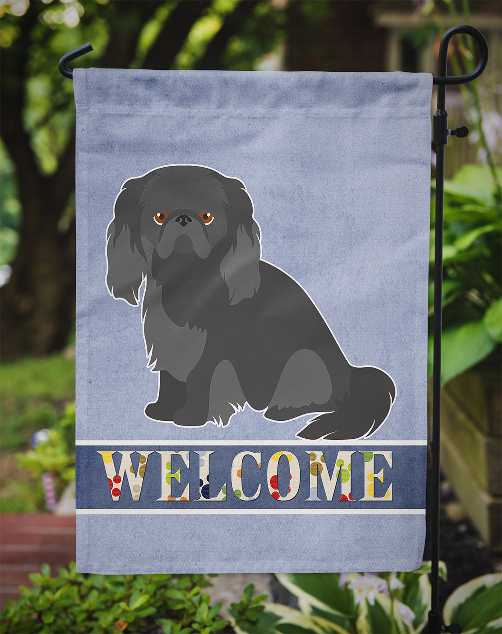 Pekingese Welcome Flag Garden Size CK3697GF  the-store.com.