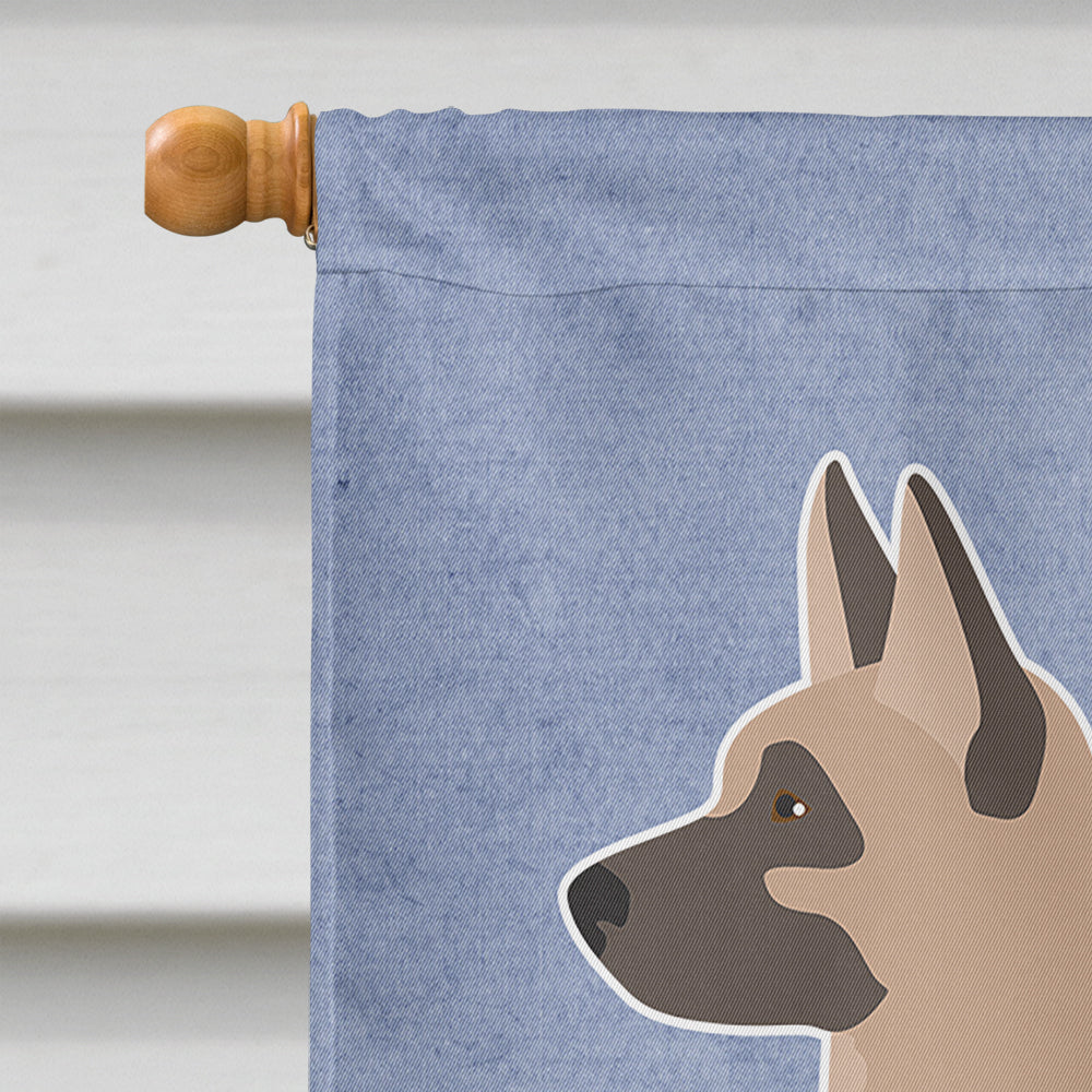 Akita Shepherd Welcome Flag Canvas House Size CK3705CHF  the-store.com.