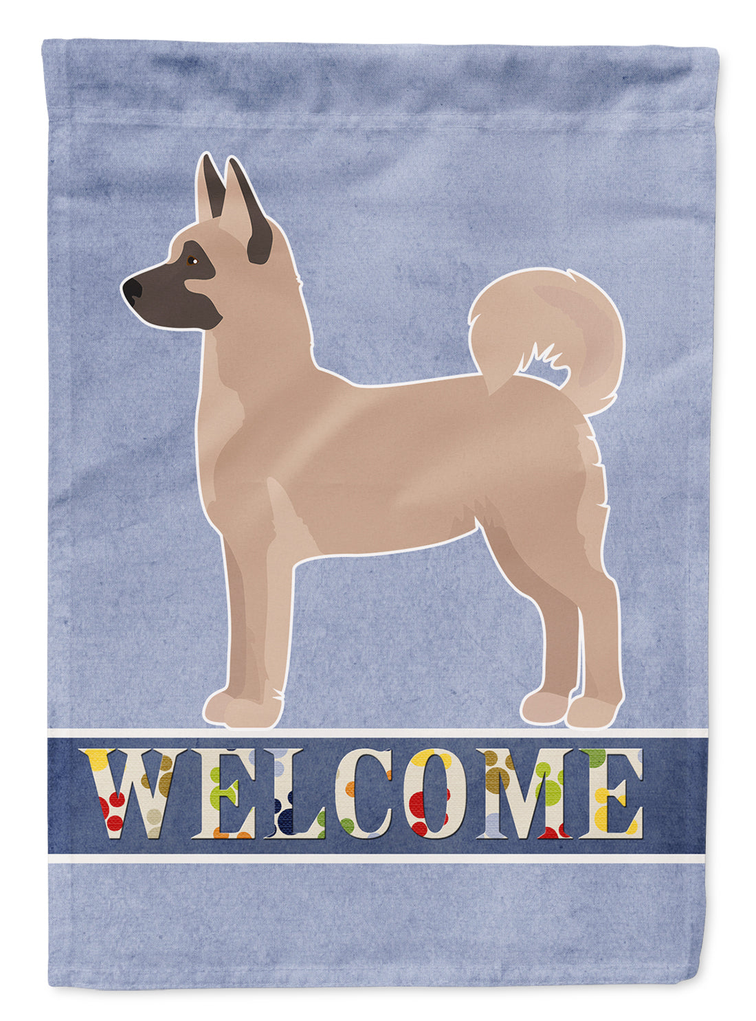 Akita Shepherd Welcome Flag Garden Size CK3705GF  the-store.com.