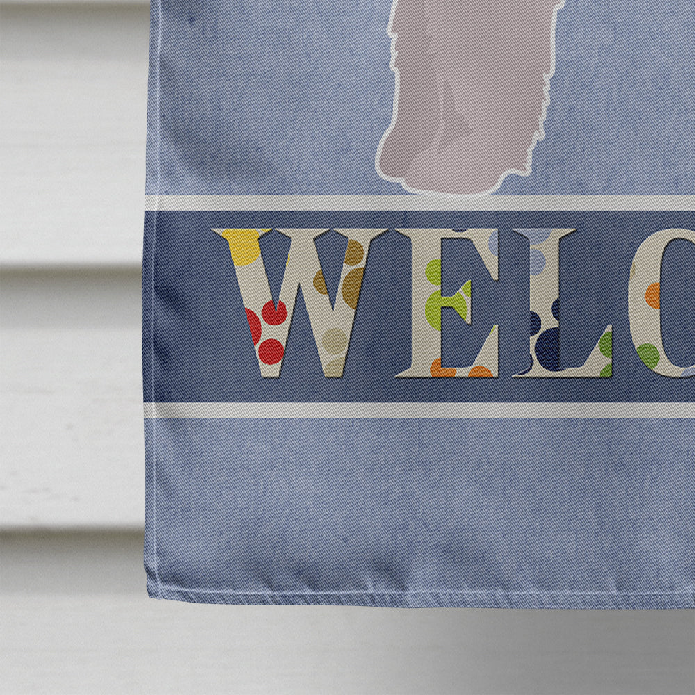 Aussiedoodle #1 Welcome Flag Canvas House Size CK3706CHF  the-store.com.