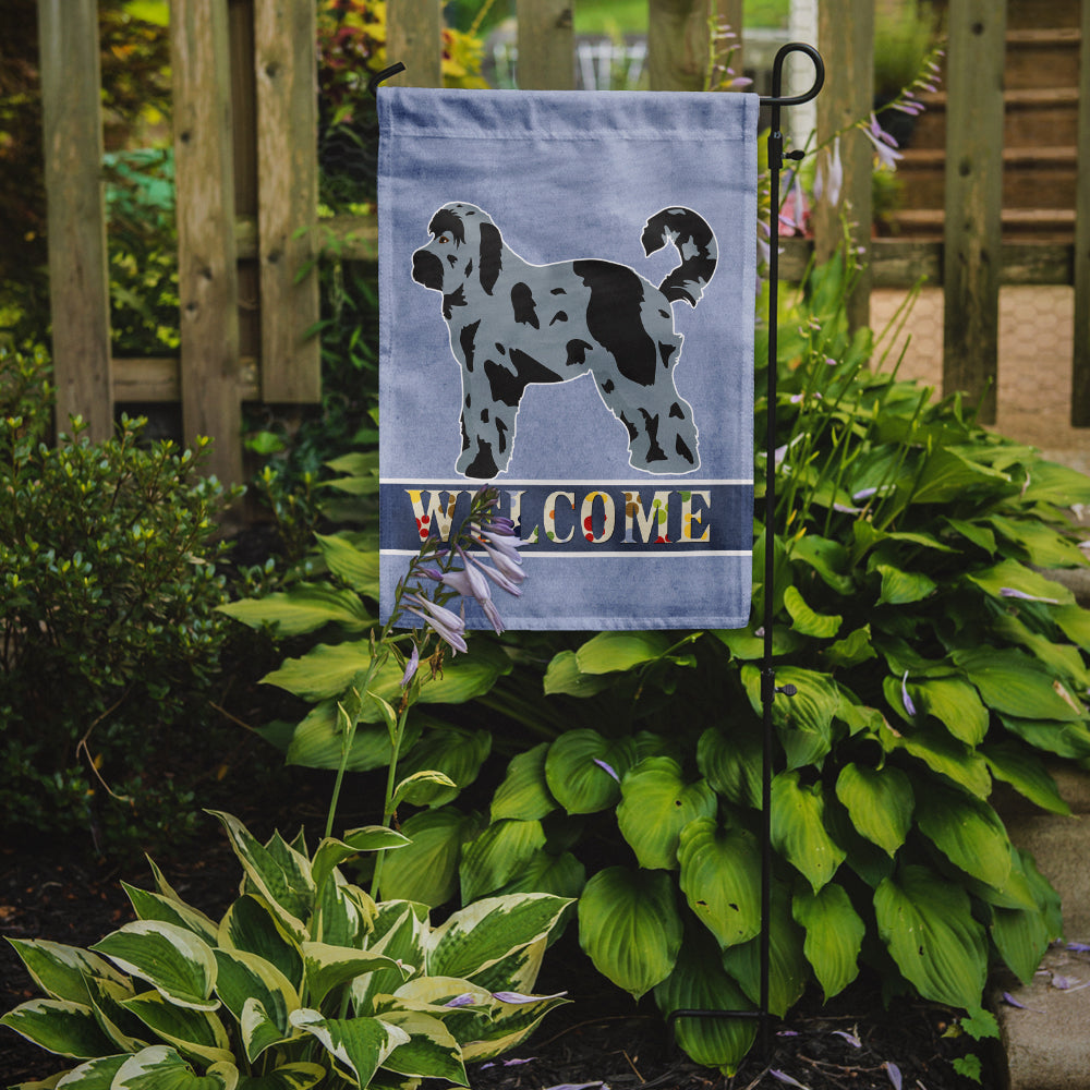 Aussiedoodle #2 Welcome Flag Garden Size CK3707GF  the-store.com.