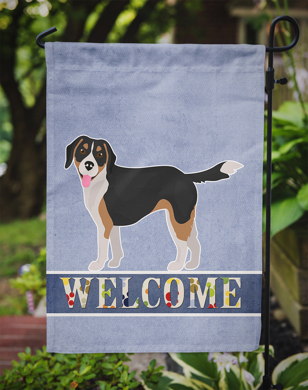 Beaglier #2 Welcome Flag Garden Size CK3709GF  the-store.com.