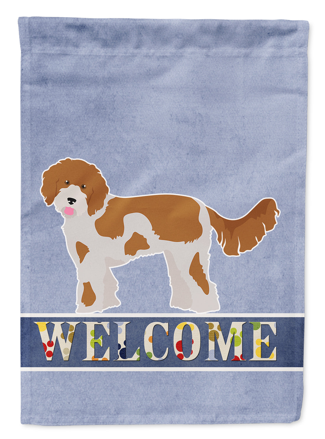 Cavapoo Welcome Flag Garden Size CK3718GF  the-store.com.