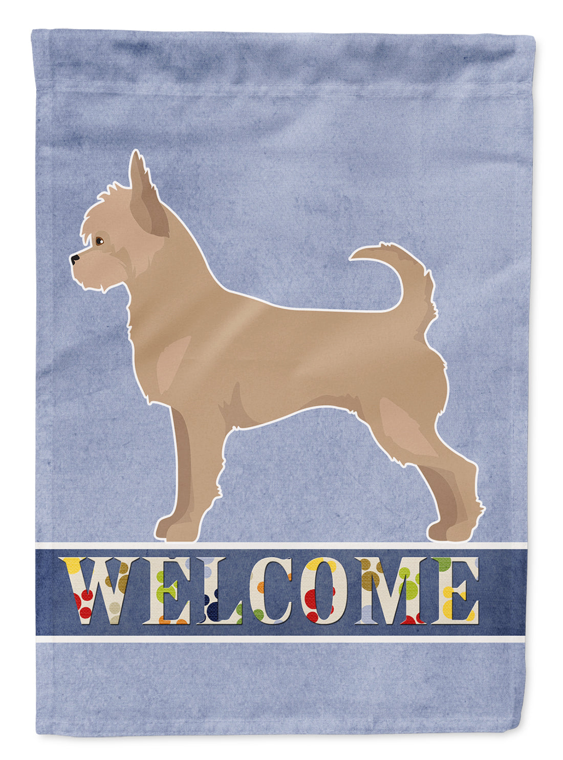 Tan Chorkie Welcome Flag Garden Size CK3724GF  the-store.com.