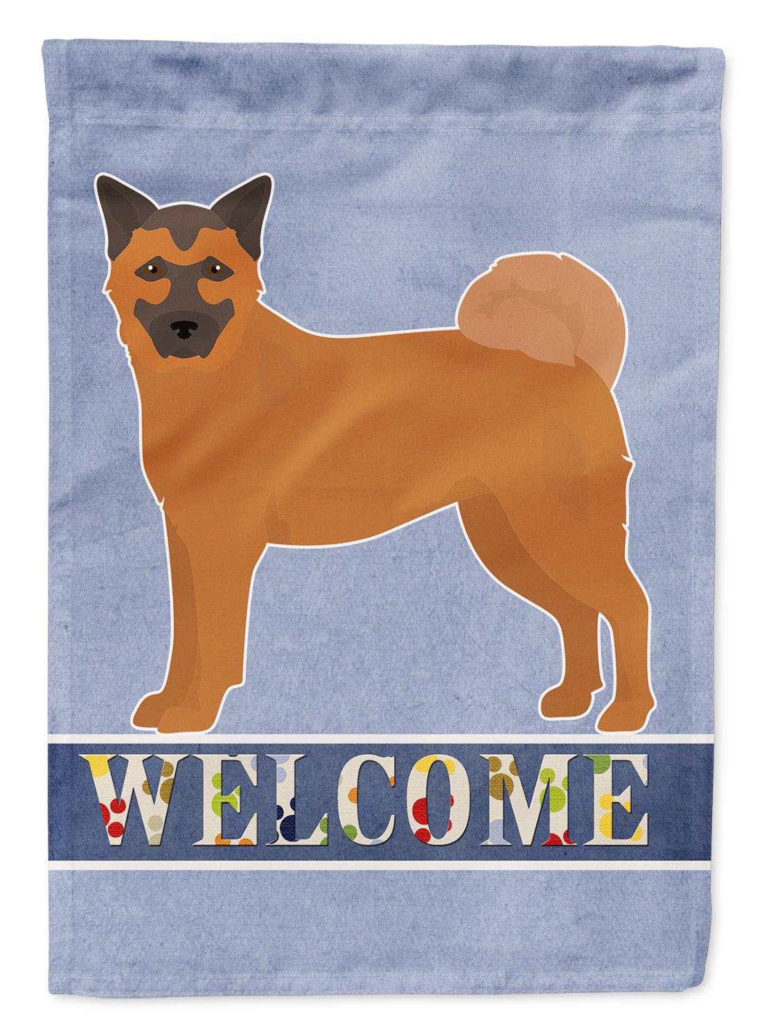 Chow Shepherd Welcome Flag Garden Size CK3725GF  the-store.com.