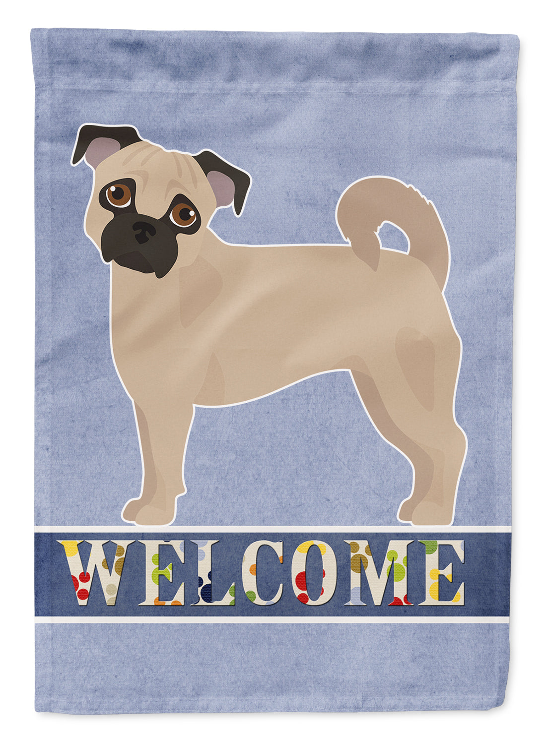 Fawn Chug Welcome Flag Garden Size CK3727GF  the-store.com.