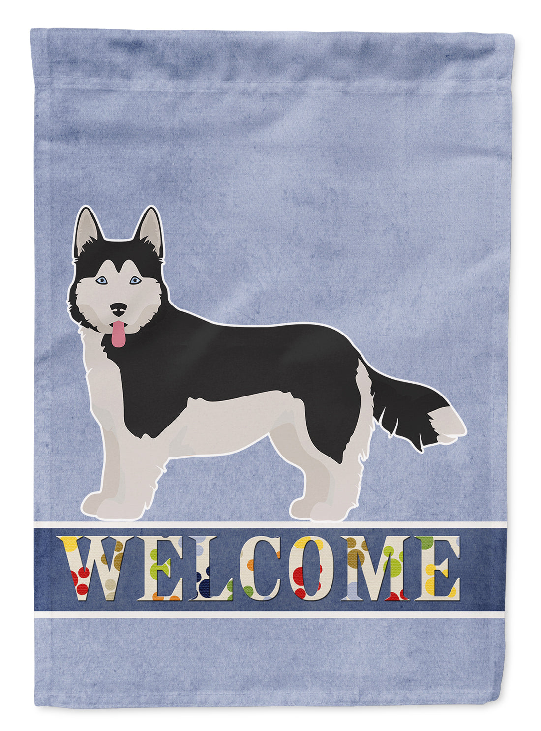 Corgi Husky Mix #2 Welcome Flag Garden Size CK3731GF  the-store.com.