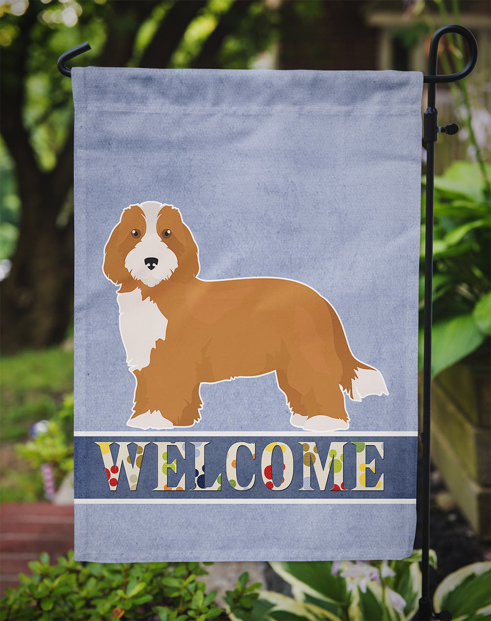 Doxiepoo #2 Welcome Flag Garden Size CK3733GF  the-store.com.