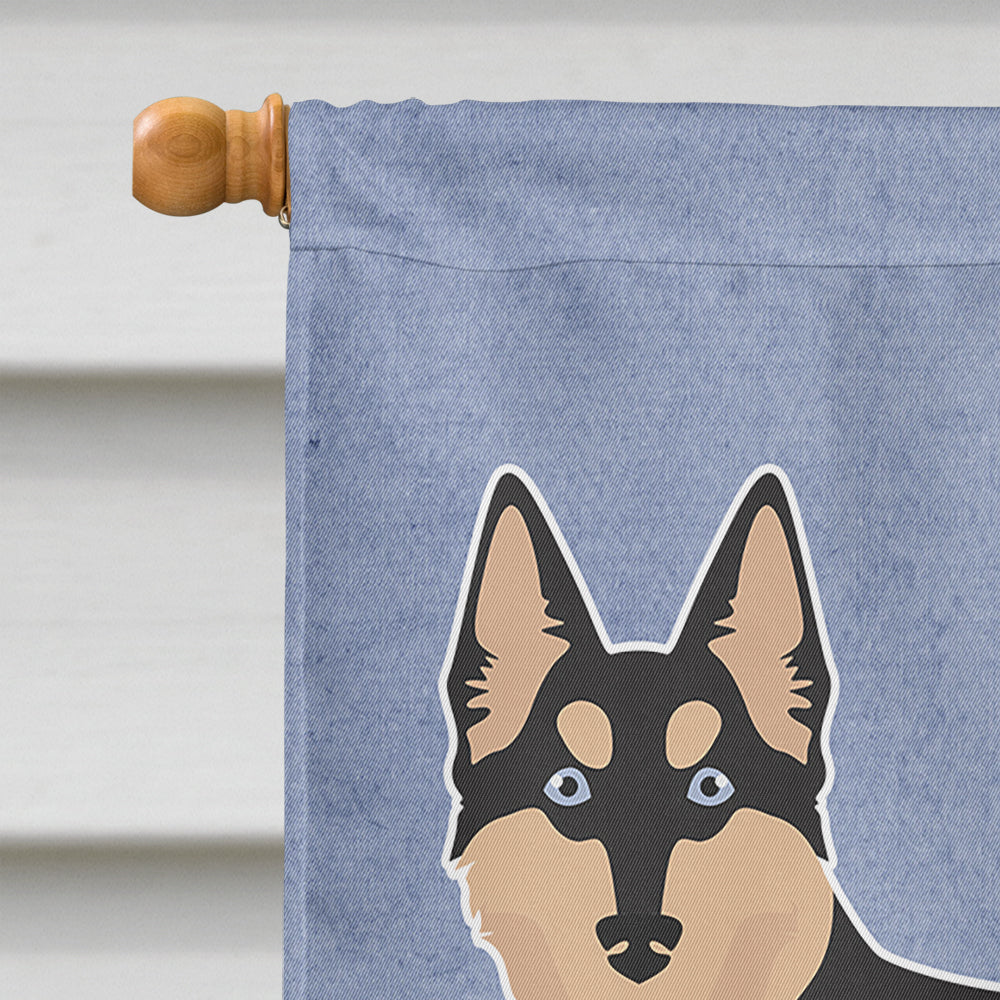 Gerberian Shepsky #2 Welcome Flag Canvas House Size CK3737CHF  the-store.com.