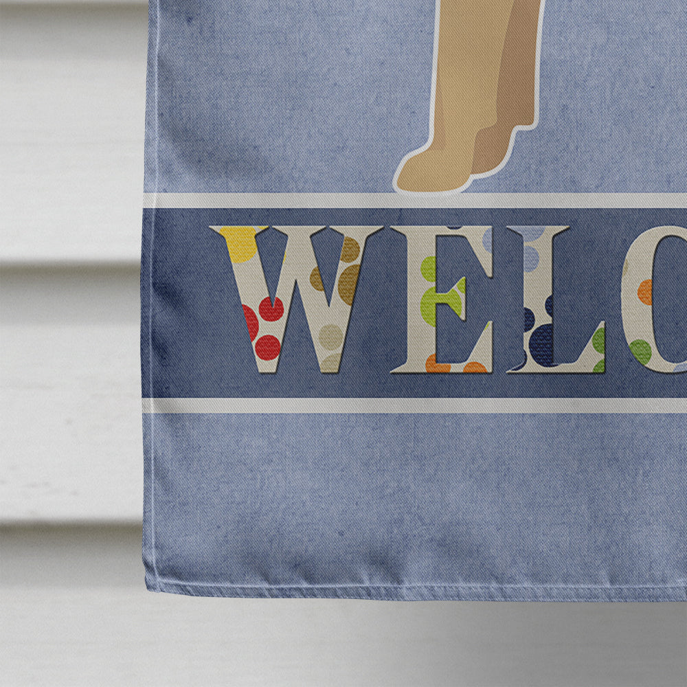 German Sheprador #1 Welcome Flag Canvas House Size CK3740CHF  the-store.com.