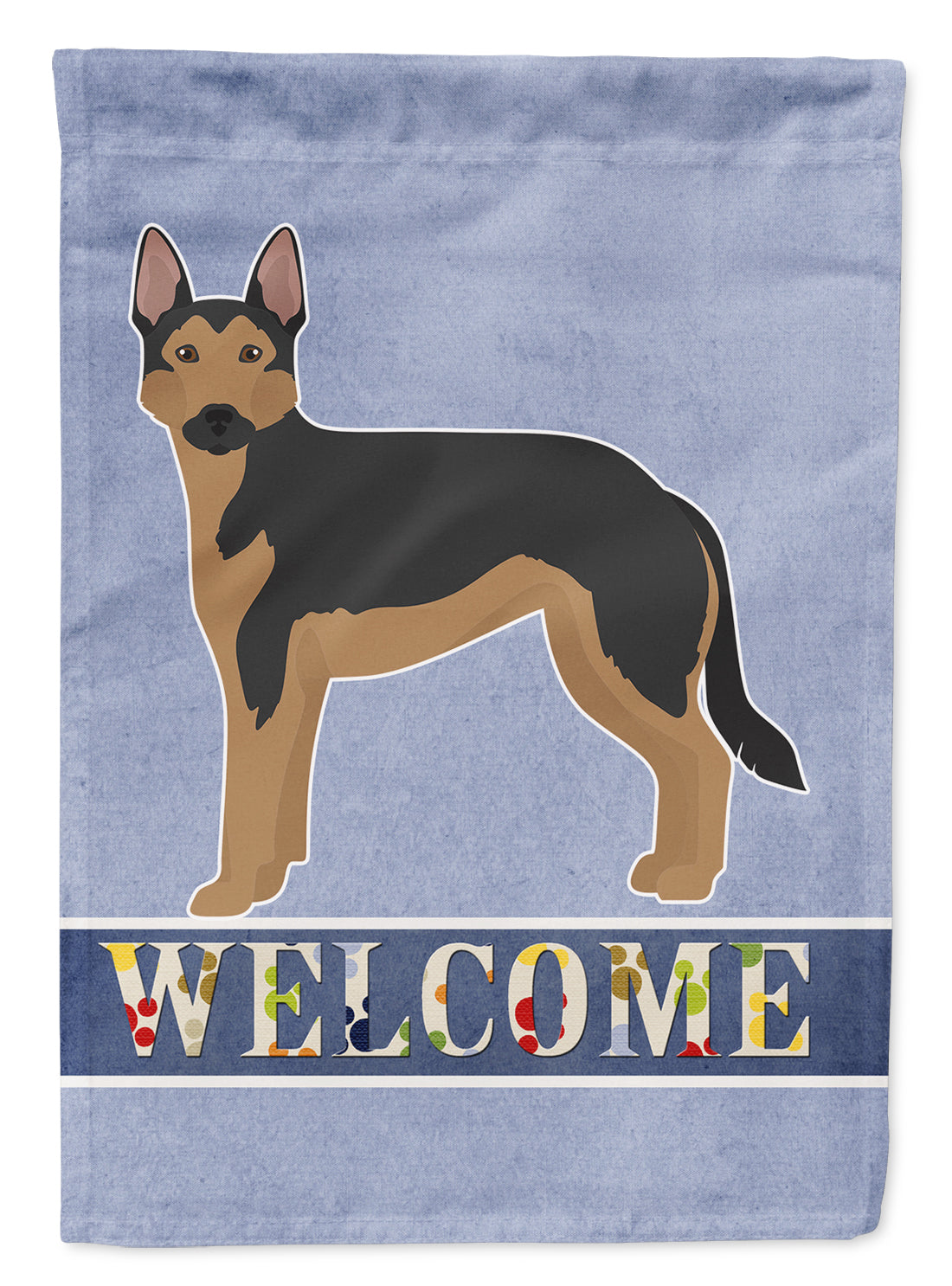 German Sheprador #2 Welcome Flag Canvas House Size CK3741CHF  the-store.com.