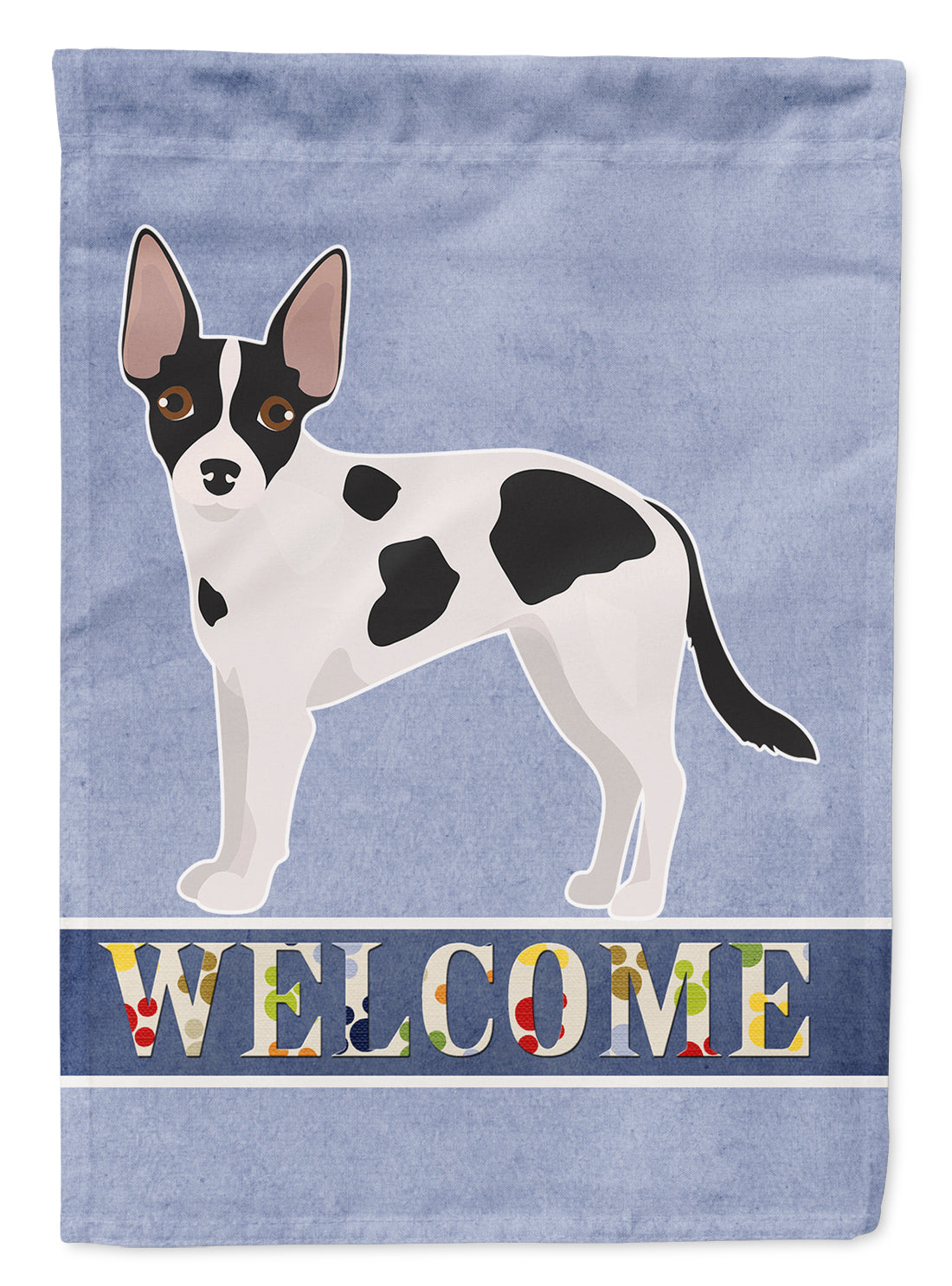 Jackhuahua Welcome Flag Garden Size CK3749GF  the-store.com.