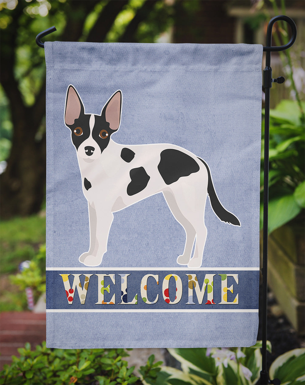 Jackhuahua Welcome Flag Garden Size CK3749GF  the-store.com.