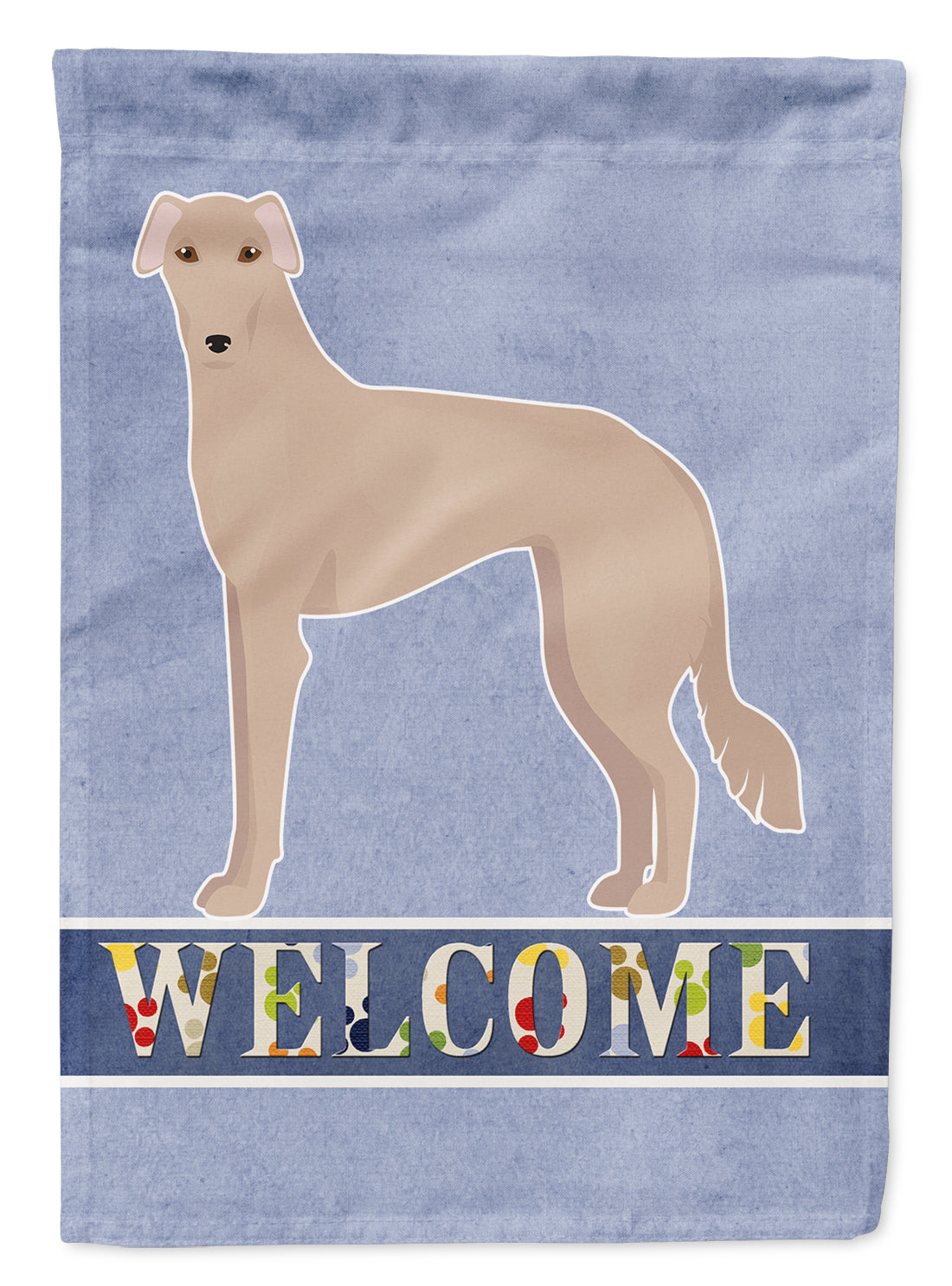 Tan Longdog Welcome Flag Garden Size CK3754GF  the-store.com.