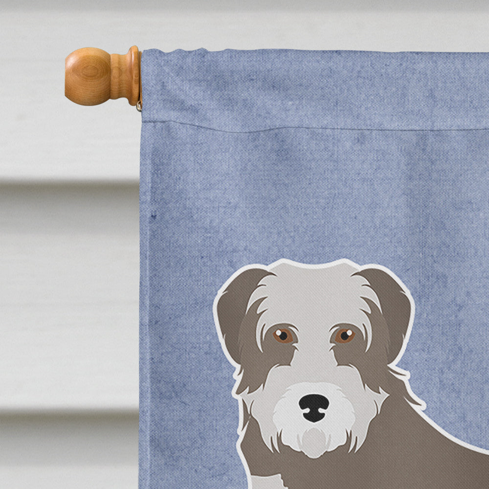 Lurcher #1 Welcome Flag Canvas House Size CK3756CHF  the-store.com.