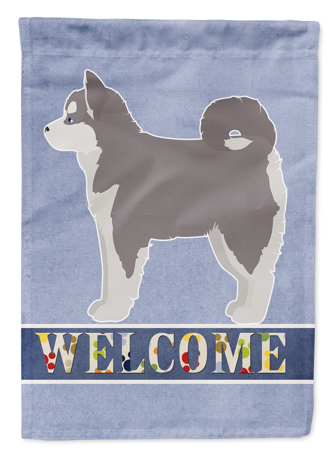 Pomsky #2 Welcome Flag Garden Size CK3768GF  the-store.com.