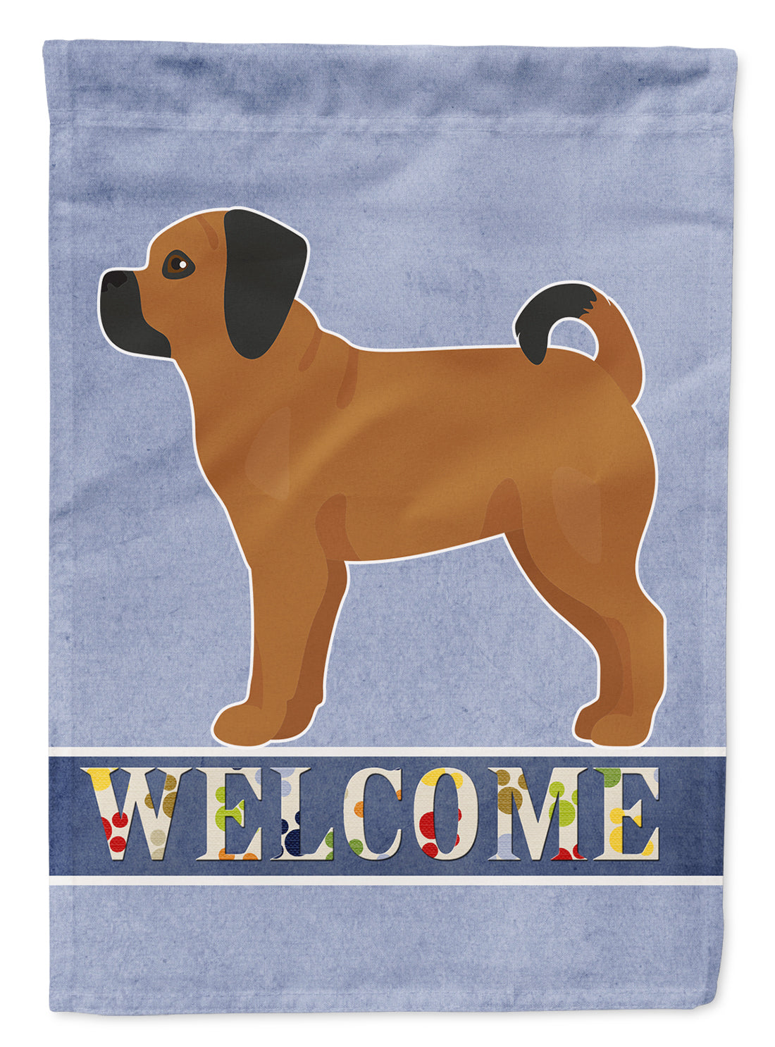 Puggle Welcome Flag Garden Size CK3769GF  the-store.com.