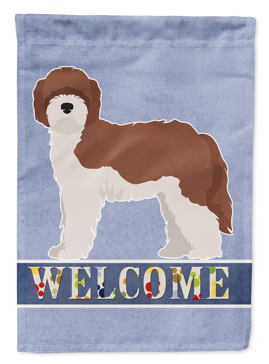 Sheepadoodle Welcome Flag Garden Size CK3773GF  the-store.com.