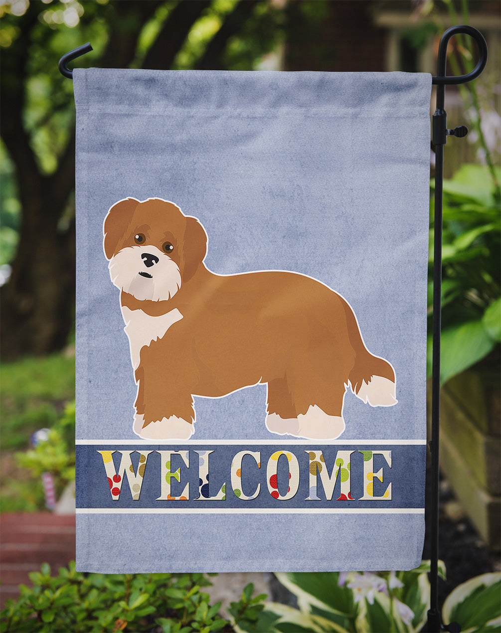 Shorkie #2 Welcome Flag Garden Size CK3782GF  the-store.com.