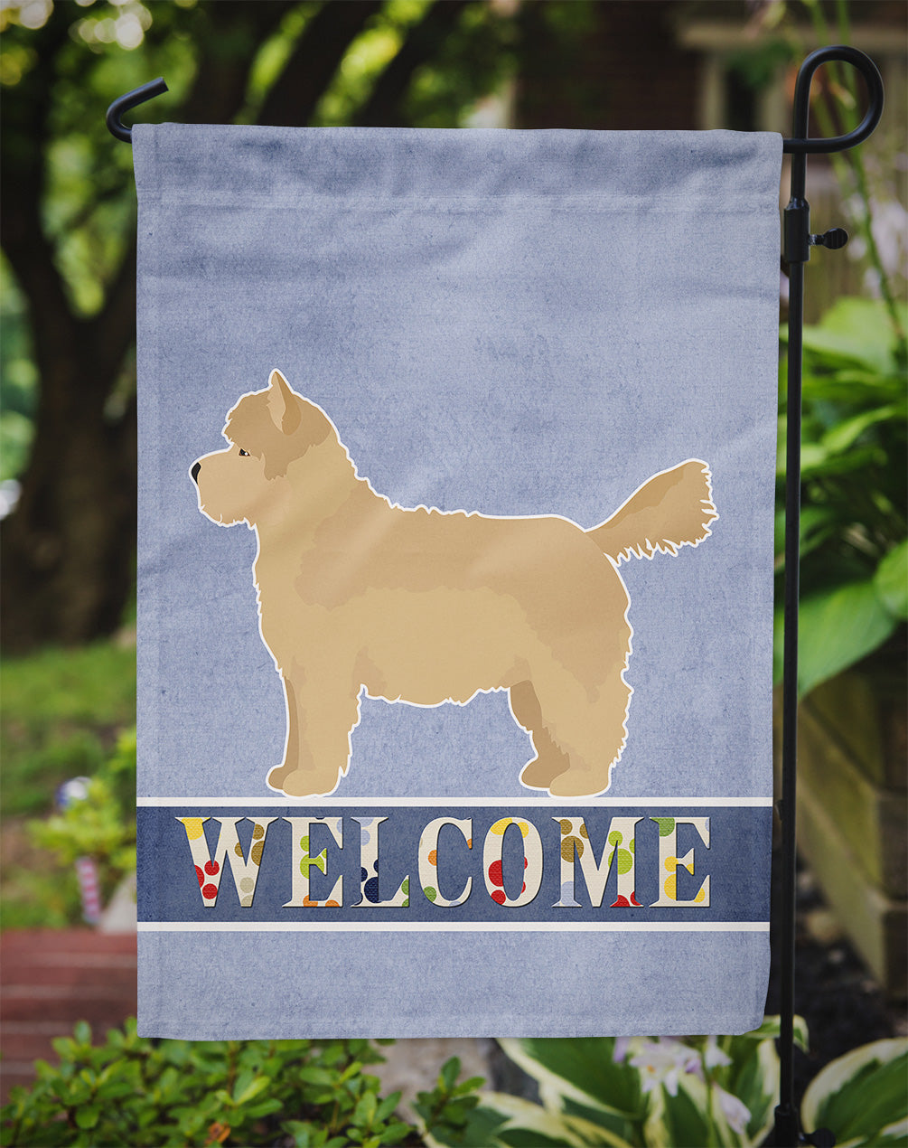 Westiepoo #1 Welcome Flag Garden Size CK3784GF  the-store.com.