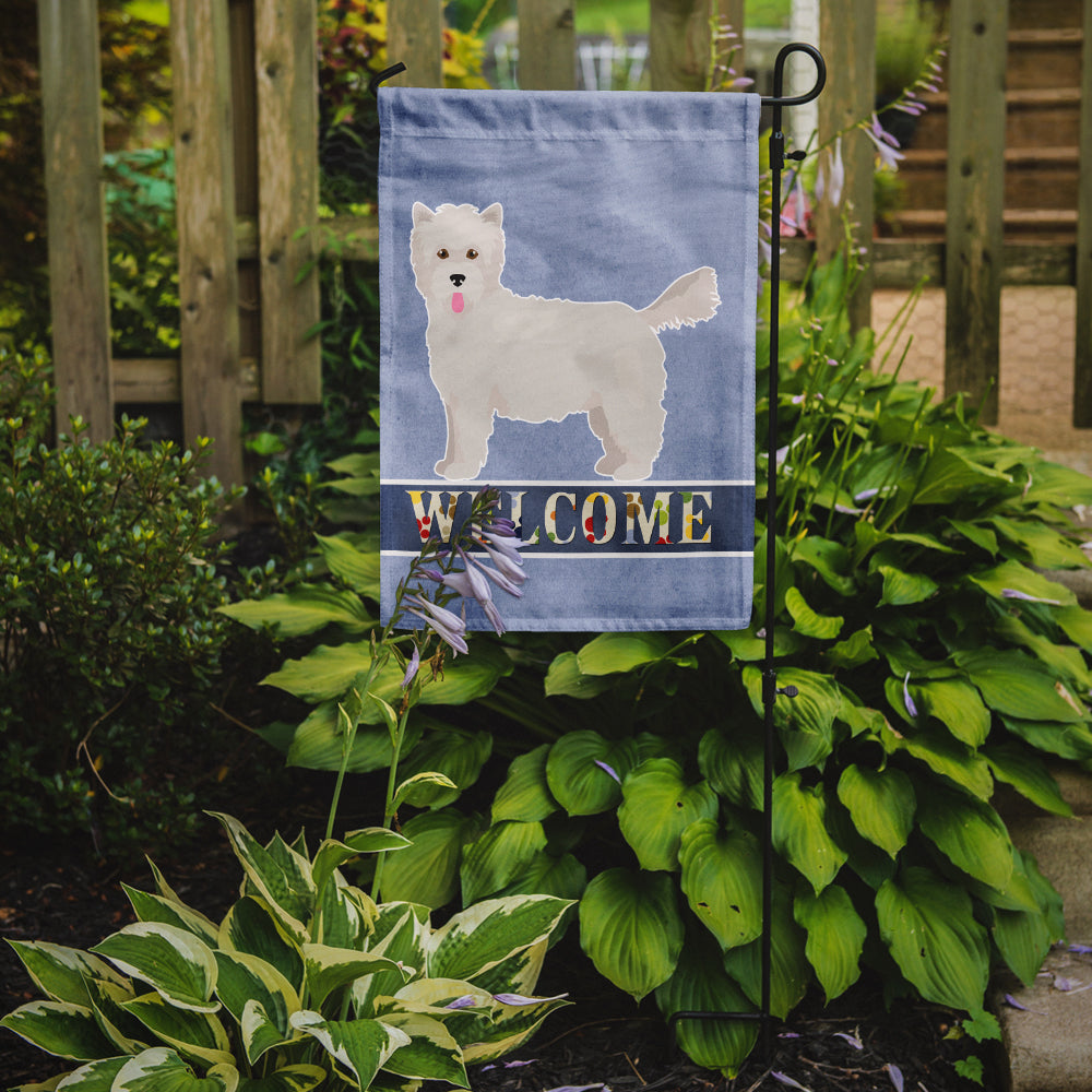 Westiepoo #2 Welcome Flag Garden Size CK3785GF  the-store.com.