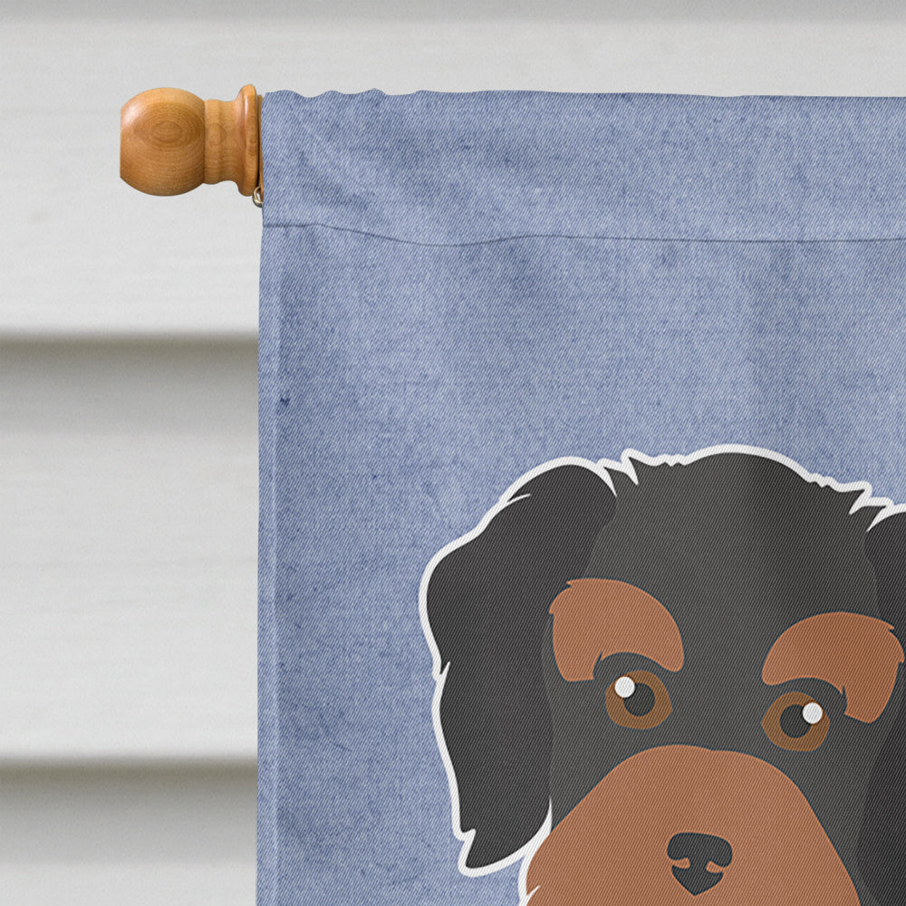 Yorkiepoo #1 Welcome Flag Canvas House Size CK3788CHF  the-store.com.