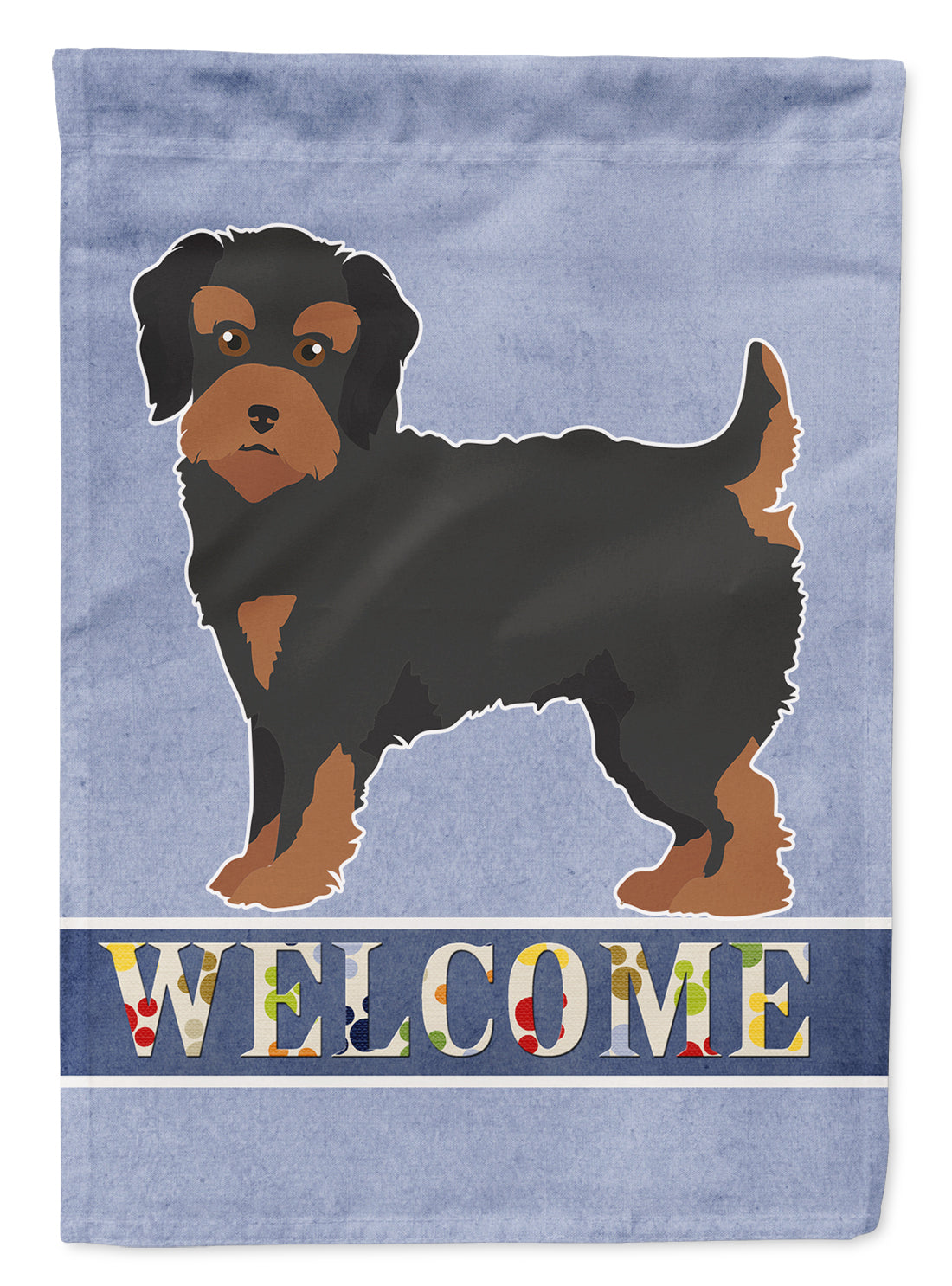 Yorkiepoo #1 Welcome Flag Garden Size CK3788GF  the-store.com.