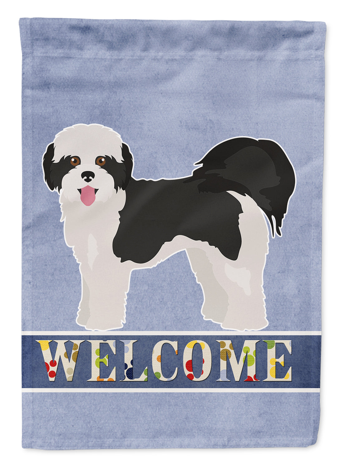 Zuchon #2 Welcome Flag Canvas House Size CK3791CHF  the-store.com.