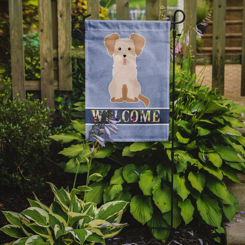 Morkie #3 Welcome Flag Garden Size CK3795GF  the-store.com.