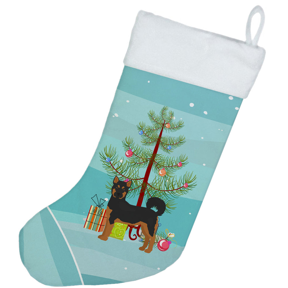 Akita Shepherd Black and Tan Christmas Tree Christmas Stocking CK3798CS  the-store.com.