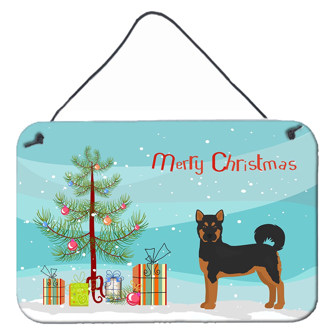 Akita Shepherd Black and Tan Christmas Tree Wall or Door Hanging Prints CK3798DS812 by Caroline's Treasures