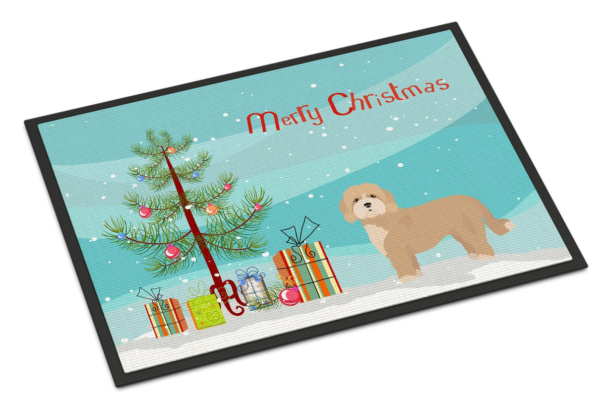 Cavachon Christmas Tree Indoor or Outdoor Mat 24x36 CK3810JMAT by Caroline&#39;s Treasures