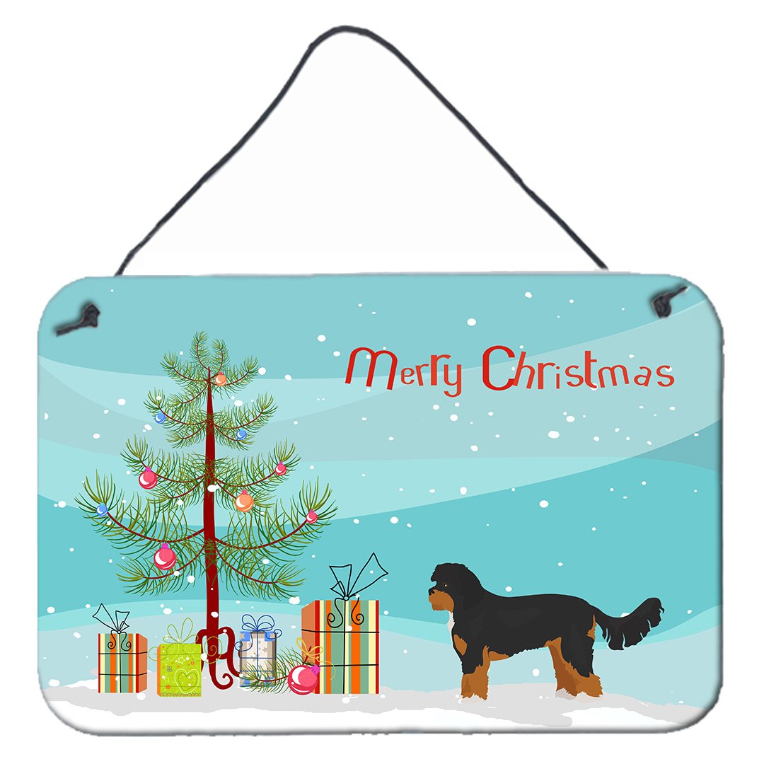 Black and Tan Cavapoo Christmas Tree Wall or Door Hanging Prints CK3811DS812 by Caroline&#39;s Treasures