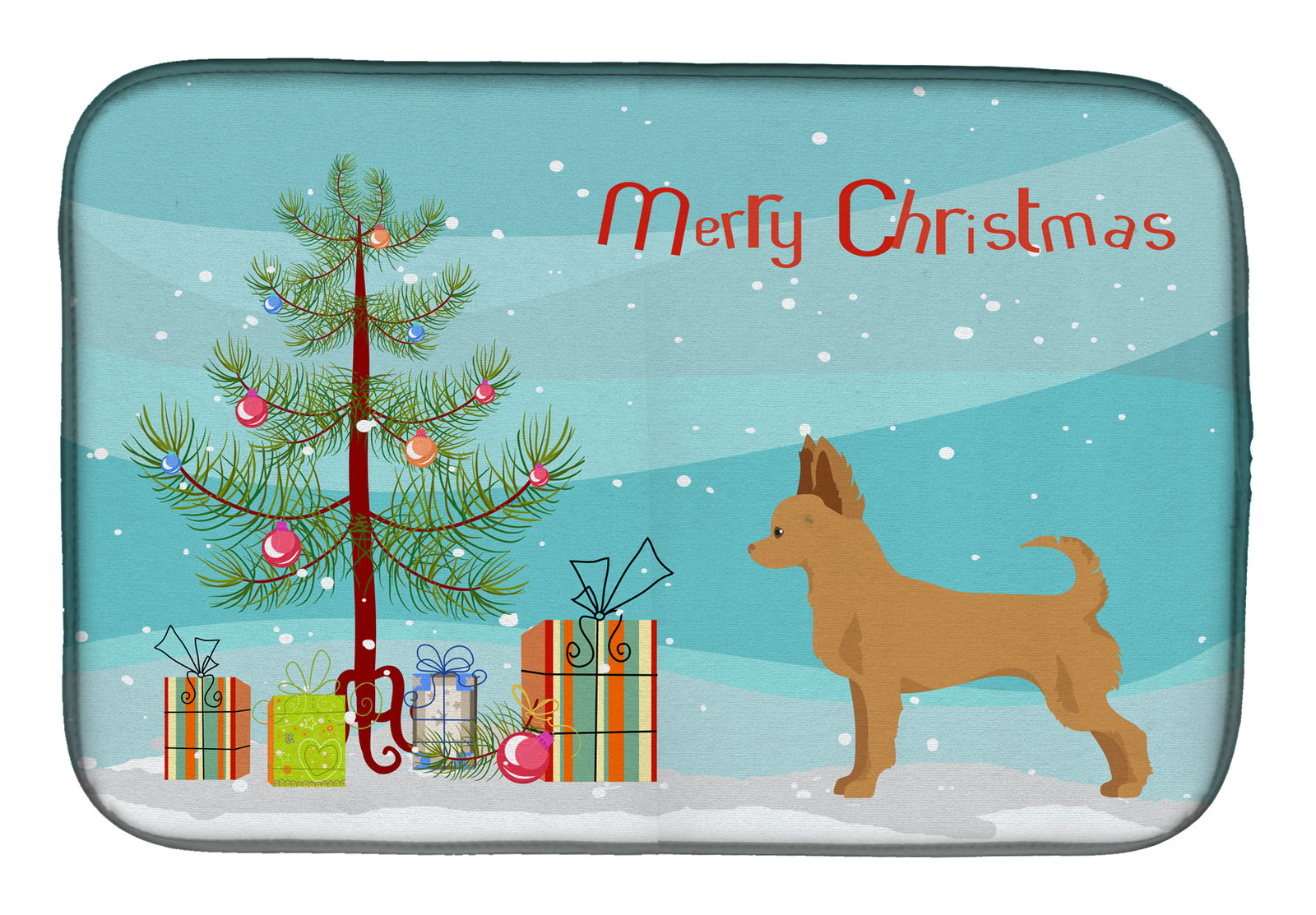 Tan Chion Christmas Tree Dish Drying Mat CK3814DDM  the-store.com.