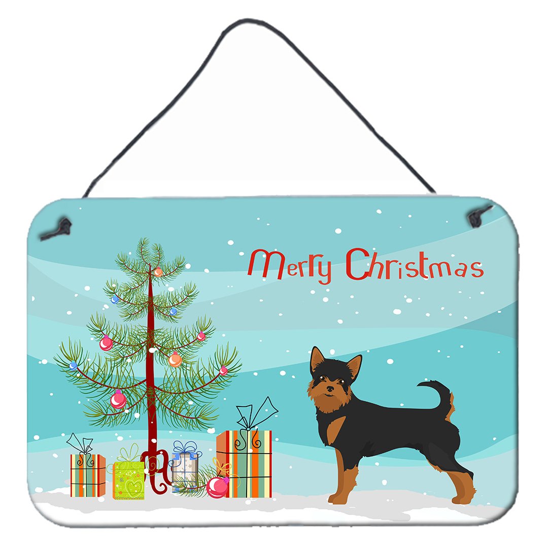 Black and Tan Chorkie Christmas Tree Wall or Door Hanging Prints CK3817DS812 by Caroline&#39;s Treasures