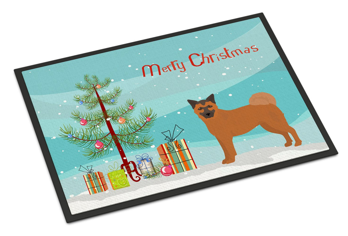 Chow Shepherd Christmas Tree Indoor or Outdoor Mat 24x36 CK3819JMAT by Caroline&#39;s Treasures