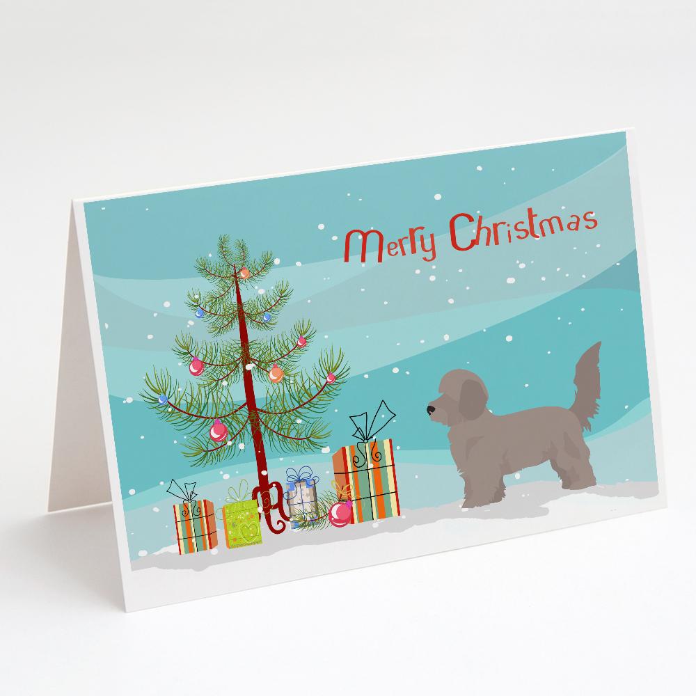 Buy this Doxiepoo Christmas Tree Greeting Cards and Envelopes Pack of 8