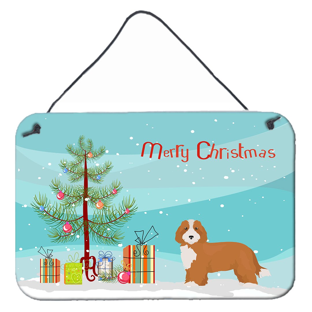 Doxiepoo #2 Christmas Tree Wall or Door Hanging Prints CK3827DS812 by Caroline&#39;s Treasures